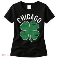 Chicago Shamrock St. Patrick's Day Saint Paddy's Irish Women's T-Shirt thumb 0