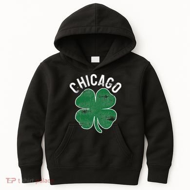 Chicago Shamrock St. Patrick's Day Saint Paddy's Irish Kids Hoodie