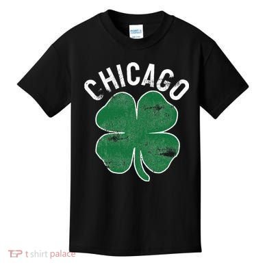 Chicago Shamrock St. Patrick's Day Saint Paddy's Irish Kids T-Shirt