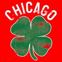 Chicago Shamrock St. Patrick's Day Saint Paddy's Irish Santa Hat thumb 1