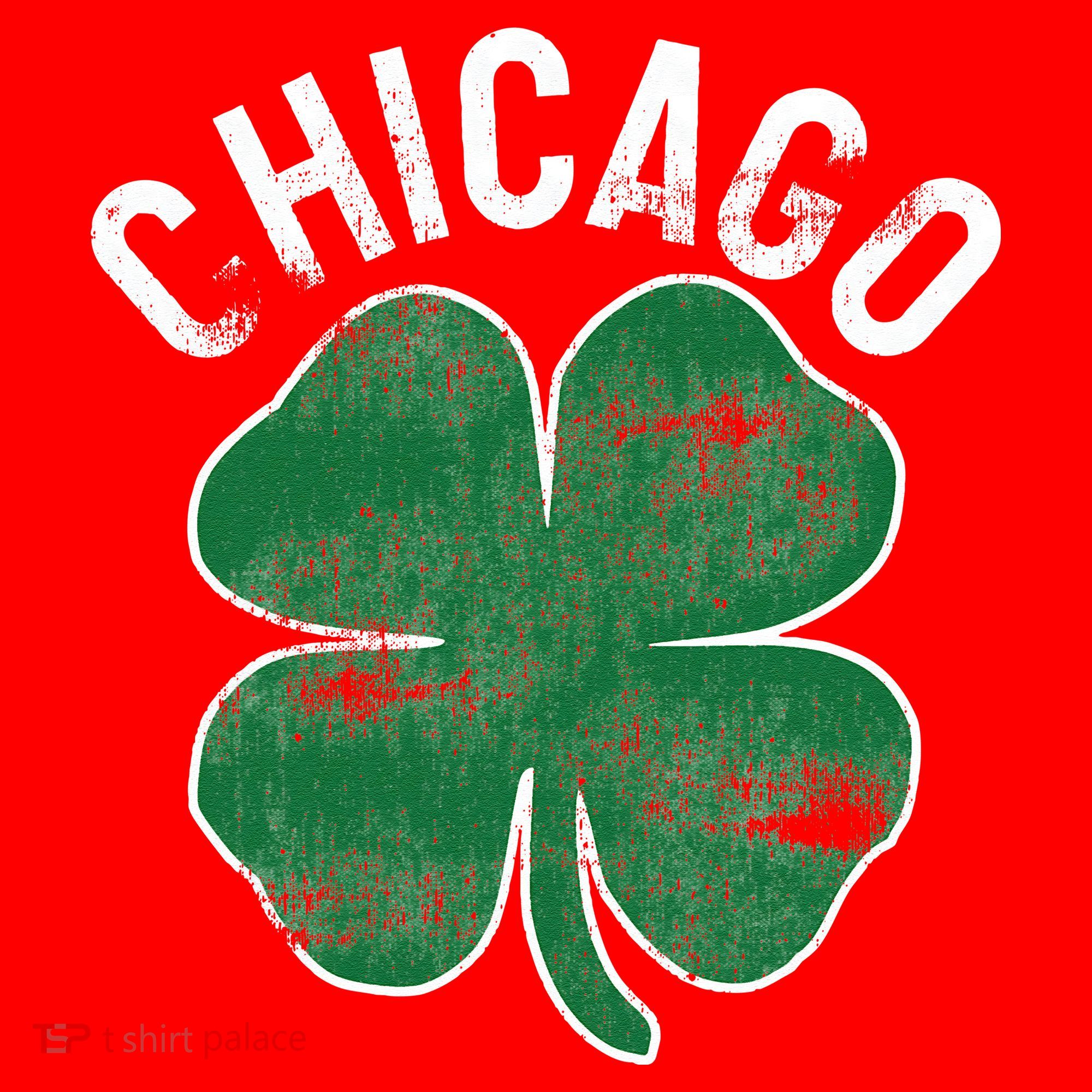 Chicago Shamrock St. Patrick's Day Saint Paddy's Irish Santa Hat
