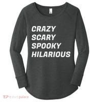 Crazy Scary Spooky Hilarious Women's Perfect Tri Tunic Long Sleeve Shirt thumb 0