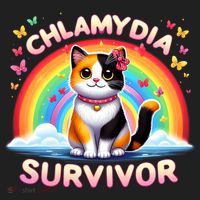 Chlamydia Survivor Sarcastic Ironic Inappropriate Women's Sweatshirt thumb 2