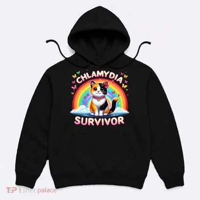 Chlamydia Survivor Sarcastic Ironic Inappropriate Hoodie