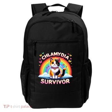 Chlamydia Survivor Sarcastic Ironic Inappropriate Backpack