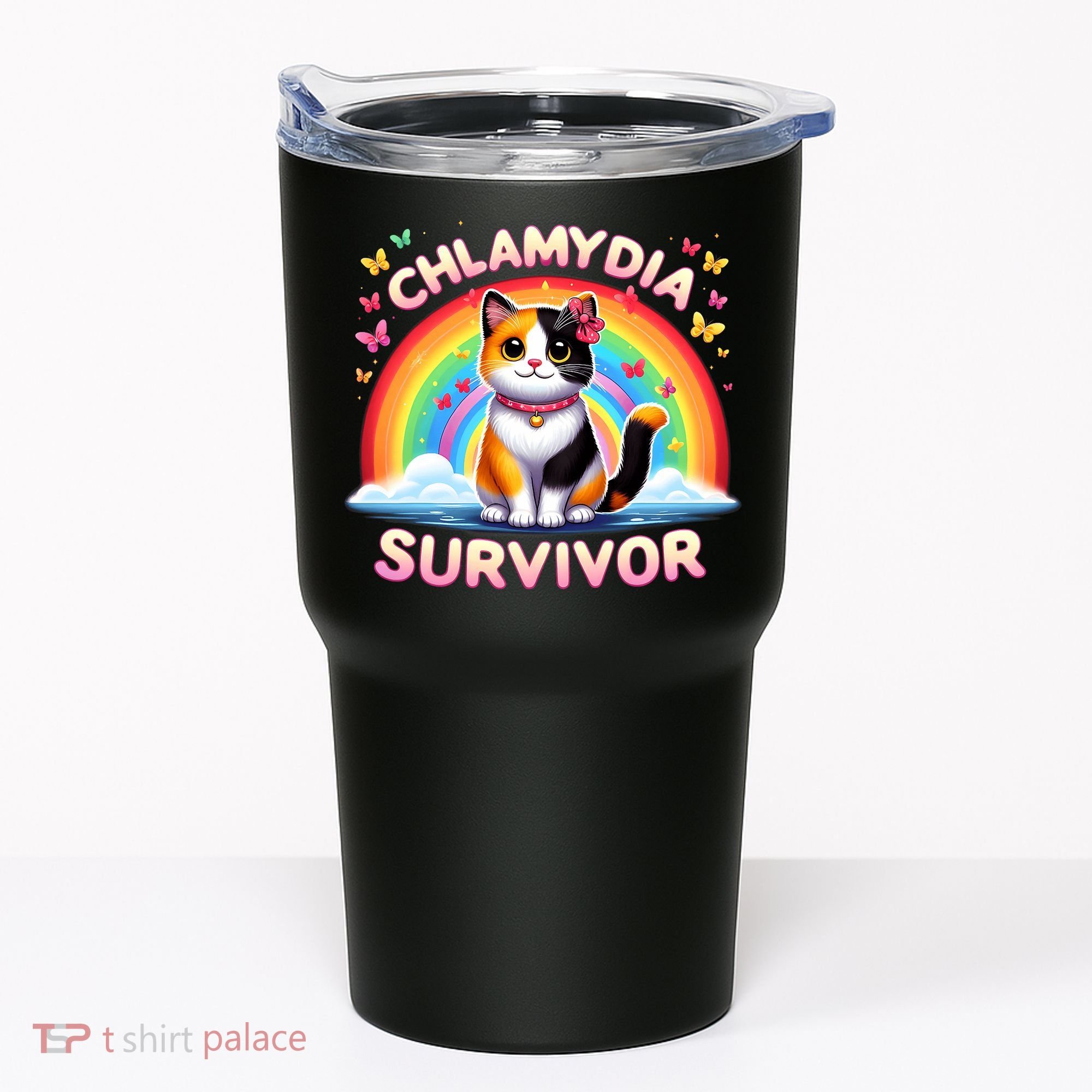 Chlamydia Survivor Sarcastic Ironic Inappropriate Tumbler