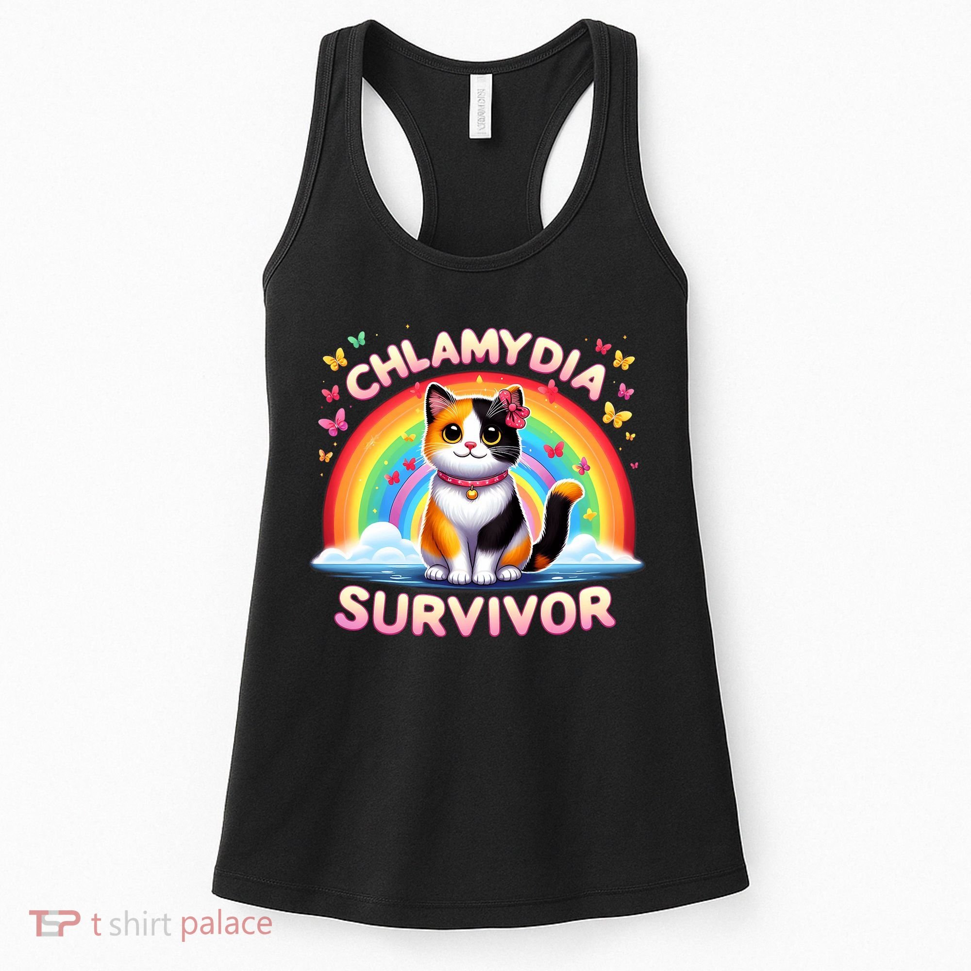 Chlamydia Survivor Sarcastic Ironic Inappropriate Women's Tank Top