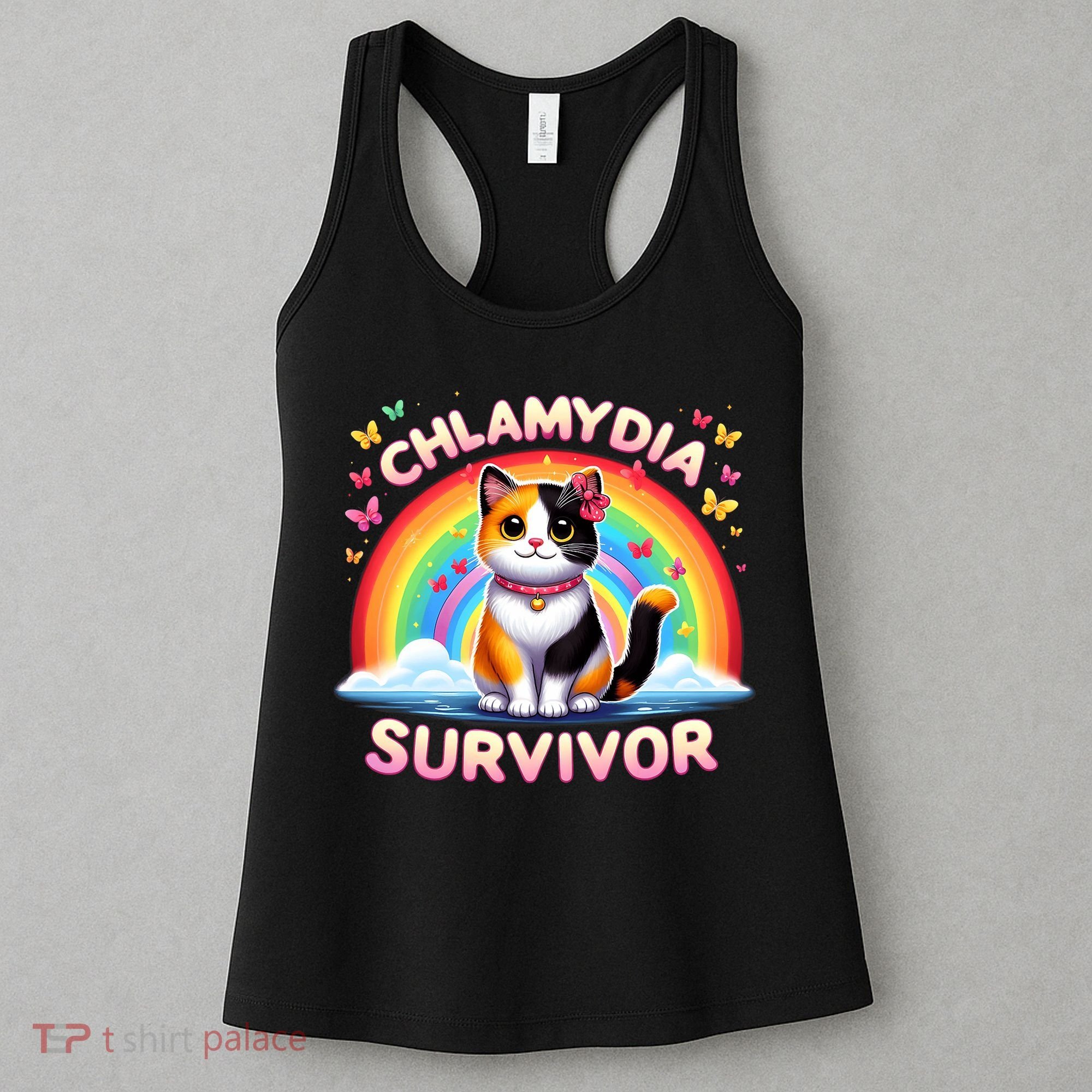 Chlamydia Survivor Sarcastic Ironic Inappropriate Women's Tank Top
