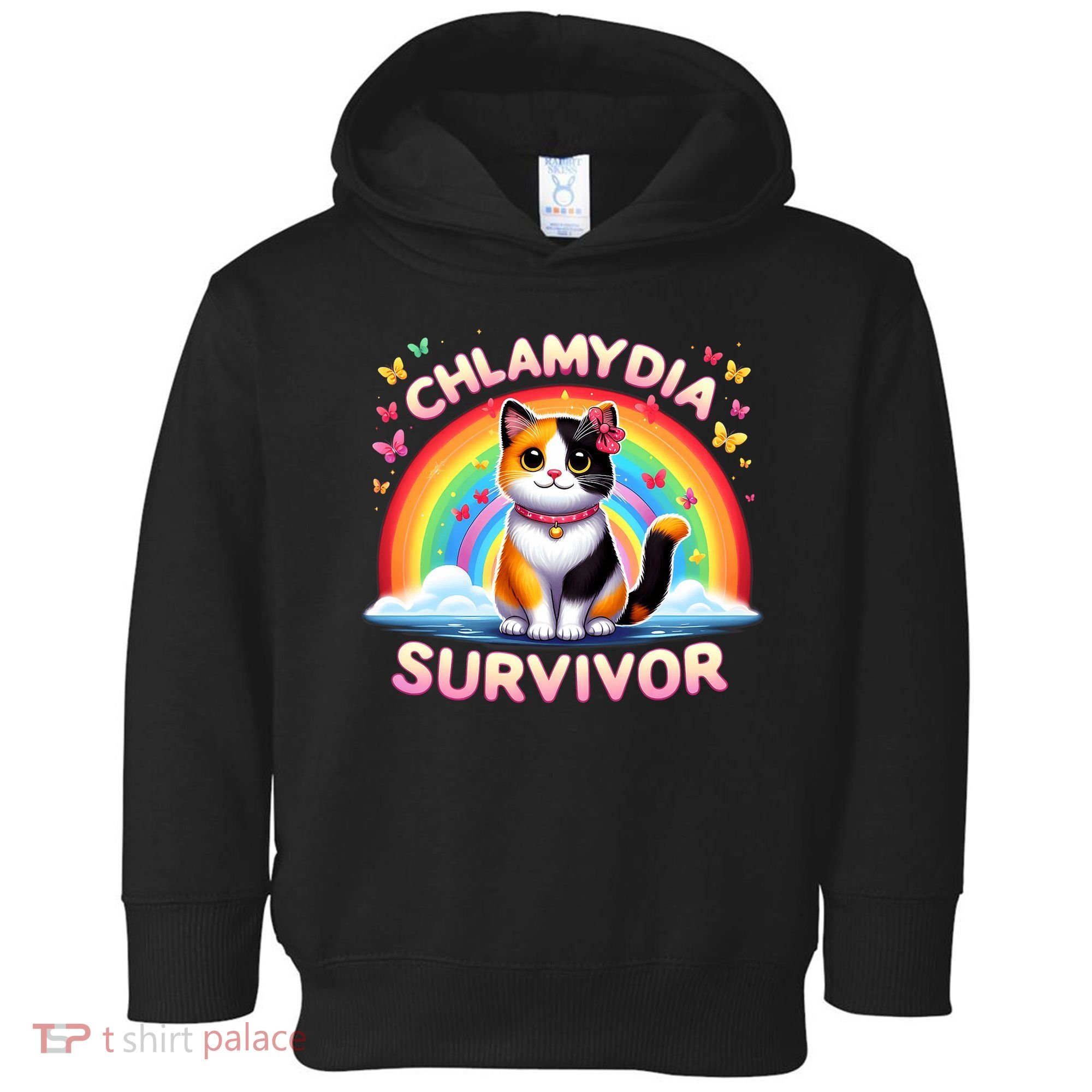Chlamydia Survivor Sarcastic Ironic Inappropriate Toddler Hoodie