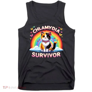 Chlamydia Survivor Sarcastic Ironic Inappropriate Tank Top