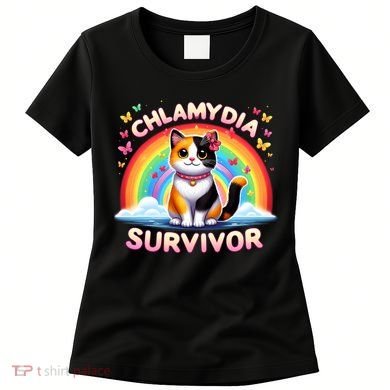Chlamydia Survivor Sarcastic Ironic Inappropriate Women's T-Shirt