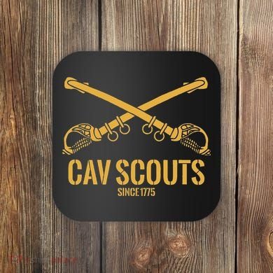 Cavalry Scouts Since 1775 Coaster