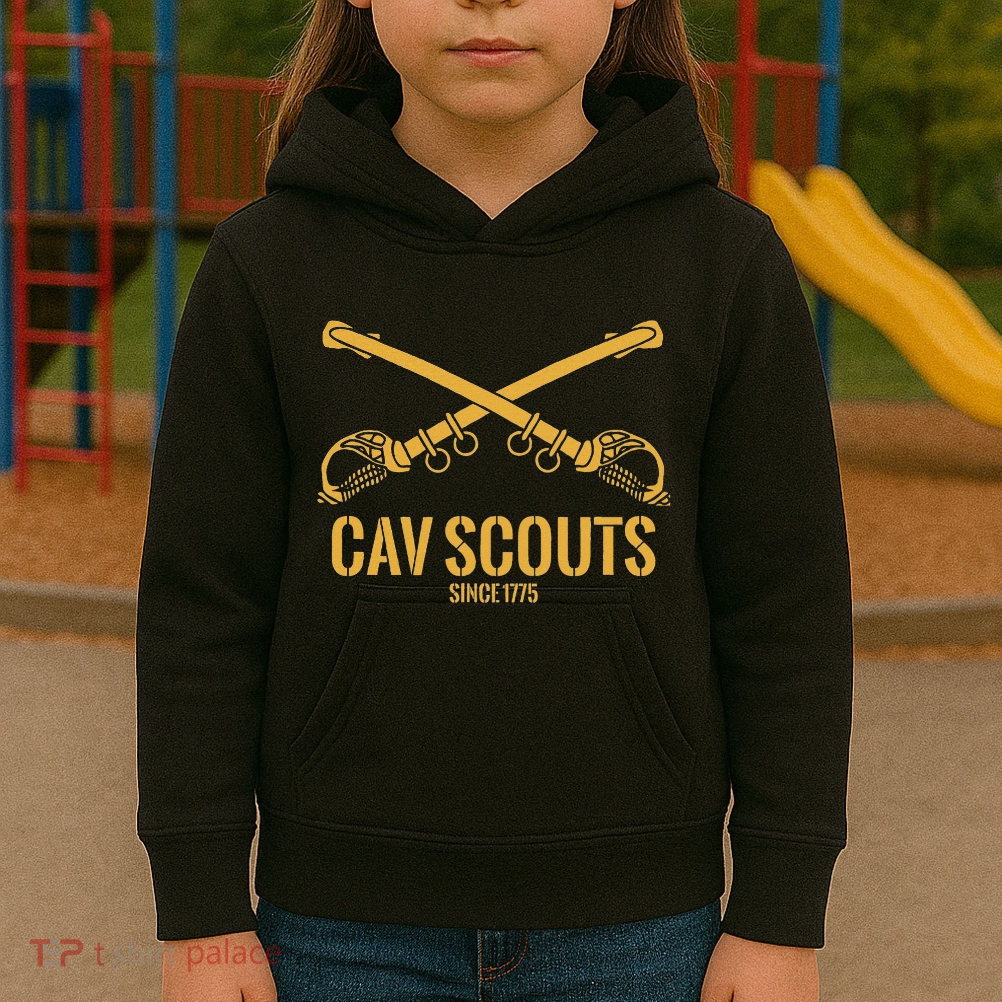 Cavalry Scouts Since 1775 Kids Hoodie