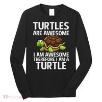 Cool Sea Turtle For Men Women Tortoise Lover Turtle Animal Long Sleeve Shirt thumb 0