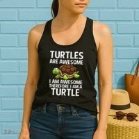 Cool Sea Turtle For Men Women Tortoise Lover Turtle Animal Women's Tank Top thumb 2