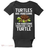 Cool Sea Turtle For Men Women Tortoise Lover Turtle Animal Baby Bodysuit thumb 0