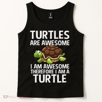 Cool Sea Turtle For Men Women Tortoise Lover Turtle Animal Tank Top thumb 2