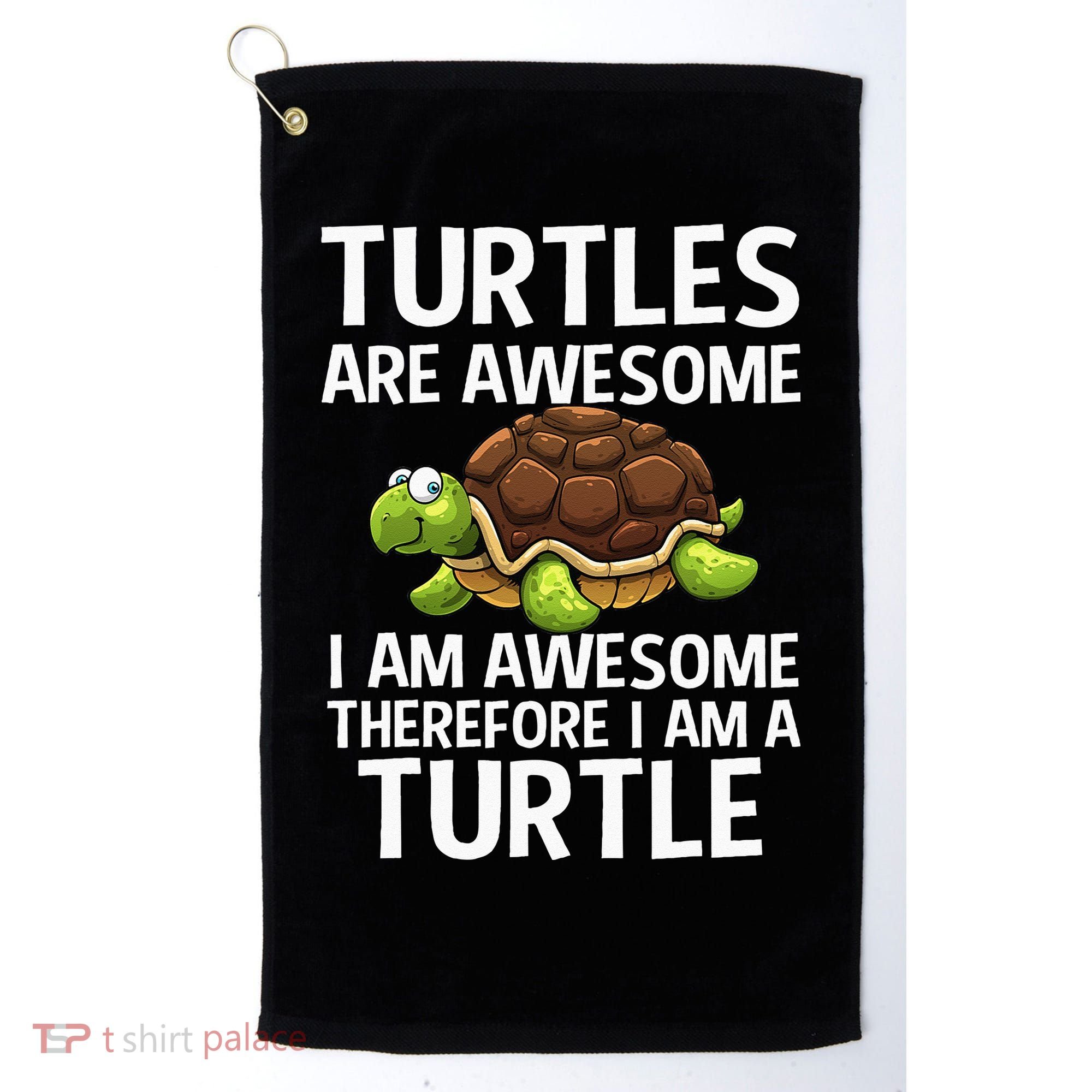 Cool Sea Turtle For Men Women Tortoise Lover Turtle Animal Golf Towel