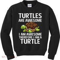 Cool Sea Turtle For Men Women Tortoise Lover Turtle Animal Kids Sweatshirt thumb 0