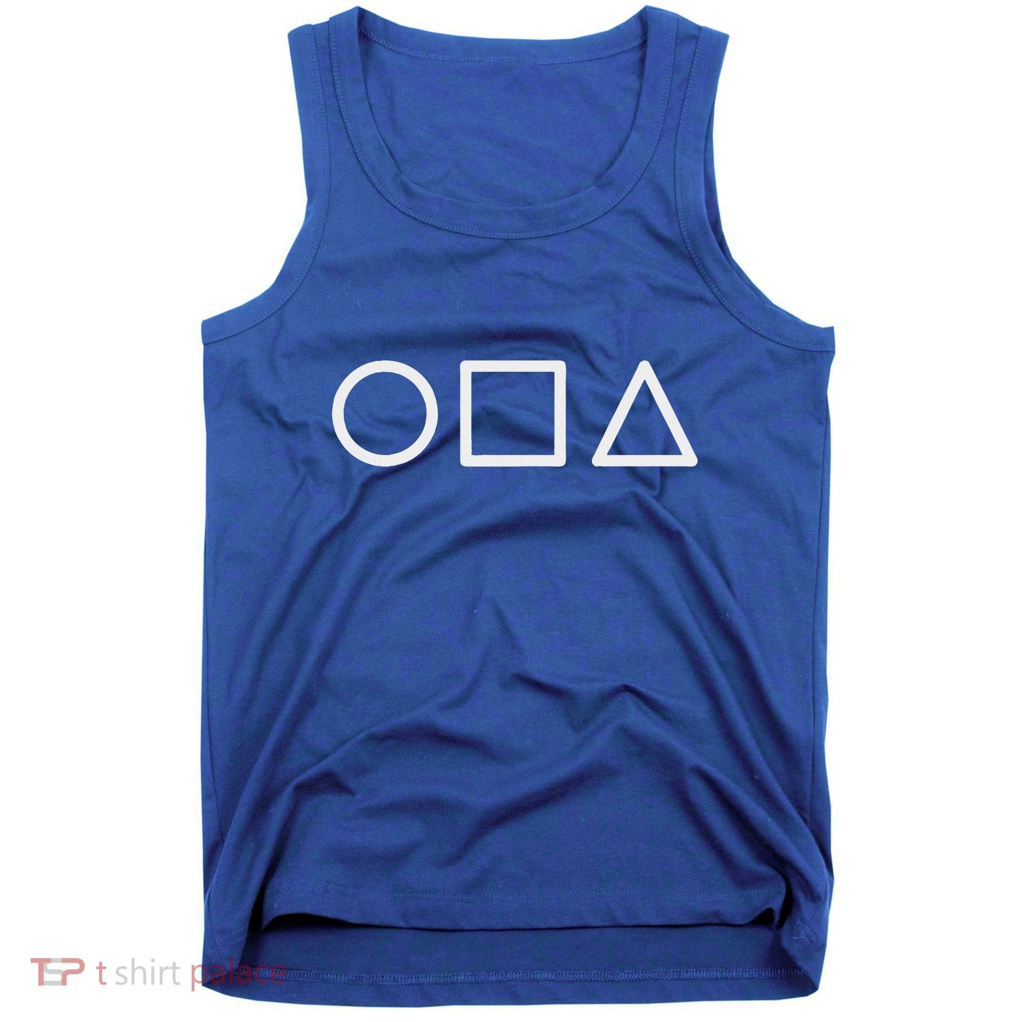Circle Square Triangle Minimalist Symbol Tank Top
