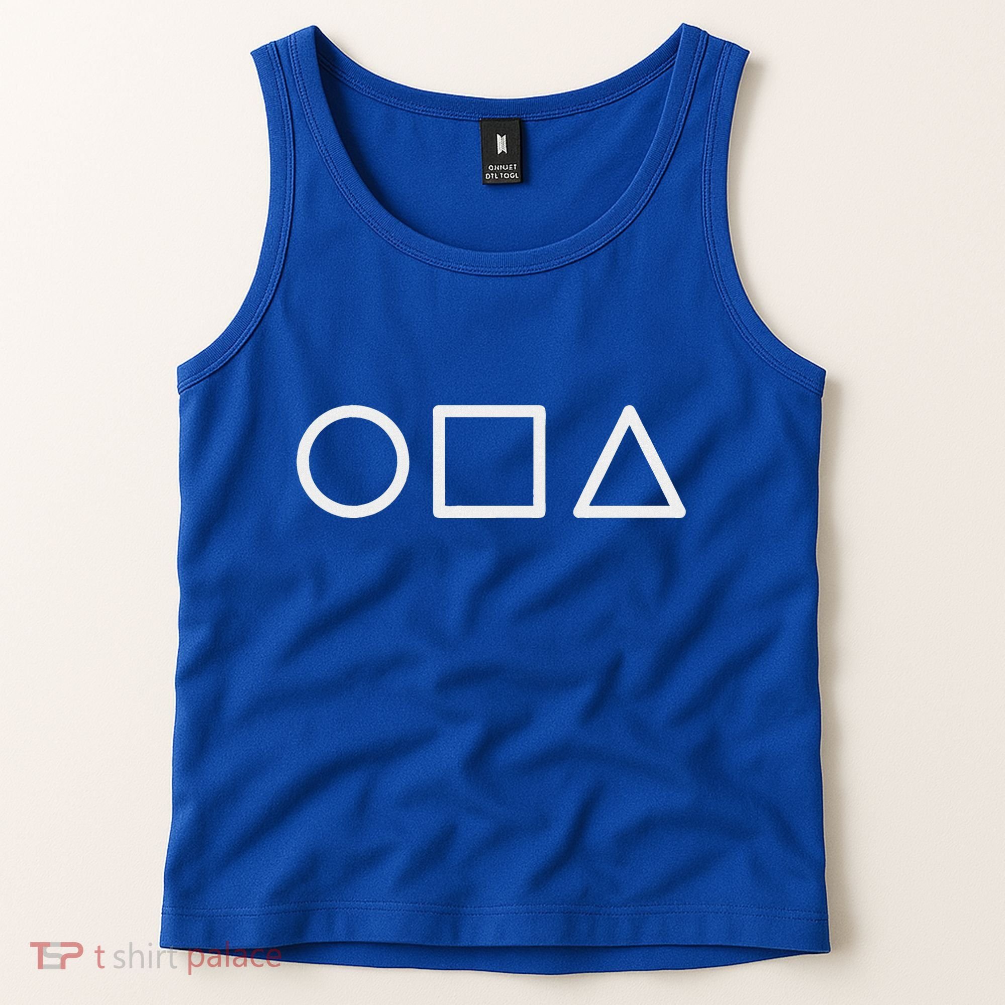 Circle Square Triangle Minimalist Symbol Tank Top