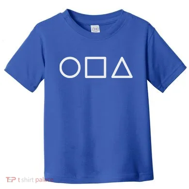 Circle Square Triangle Minimalist Symbol Toddler T-Shirt