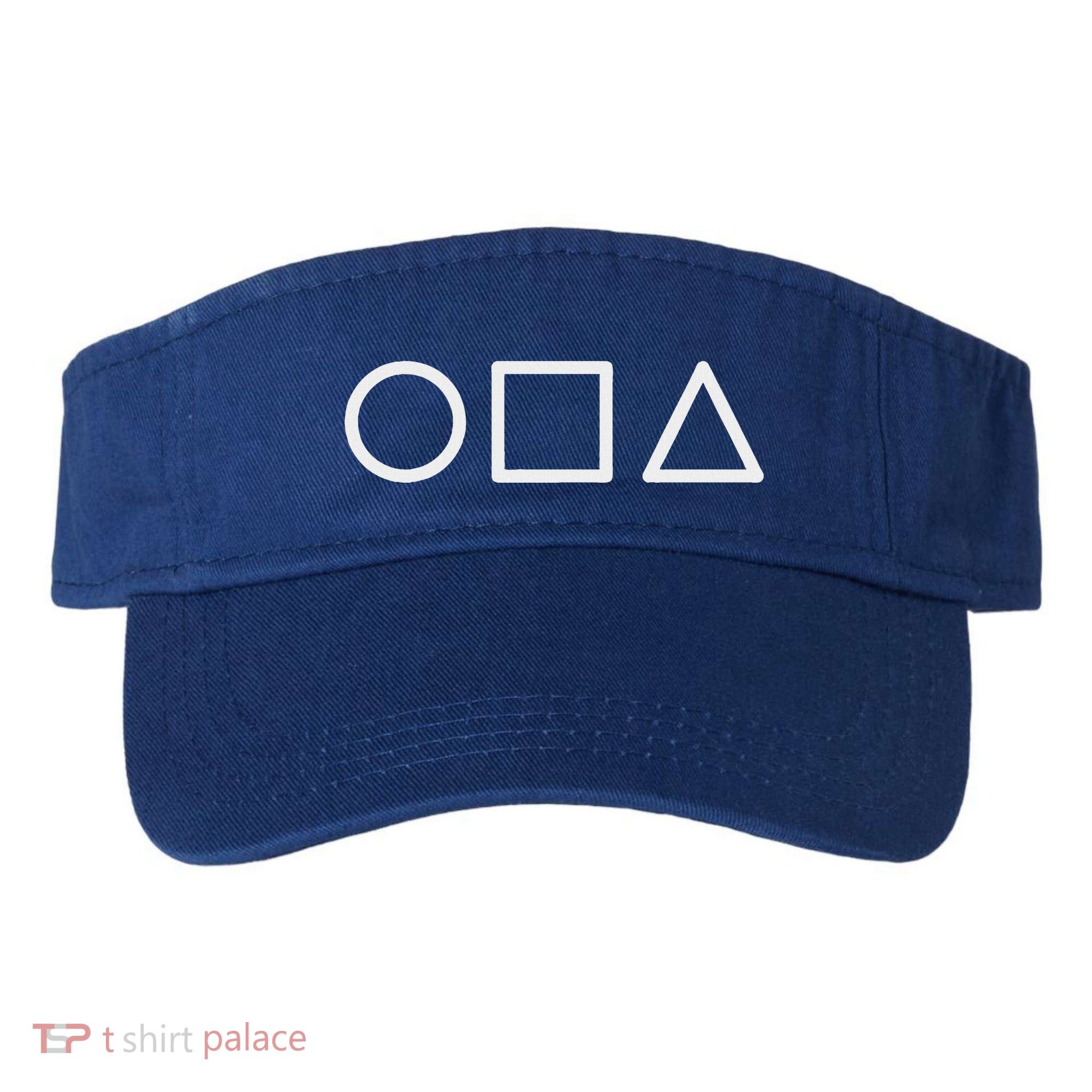 Circle Square Triangle Minimalist Symbol Visor