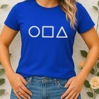 Circle Square Triangle Minimalist Symbol Women's T-Shirt thumb 2