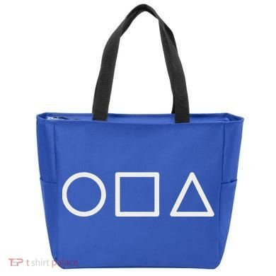Circle Square Triangle Minimalist Symbol Tote Bag