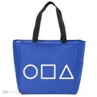 Circle Square Triangle Minimalist Symbol Tote Bag thumb 0