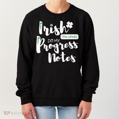 Cute Speech Therapy St. PatrickS Day Therapist Shamrock Slp Women's Sweatshirt