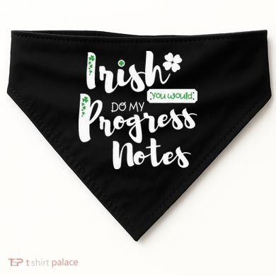 Cute Speech Therapy St. PatrickS Day Therapist Shamrock Slp USA-Made Doggie Bandana