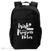 Cute Speech Therapy St. PatrickS Day Therapist Shamrock Slp Backpack thumb 0