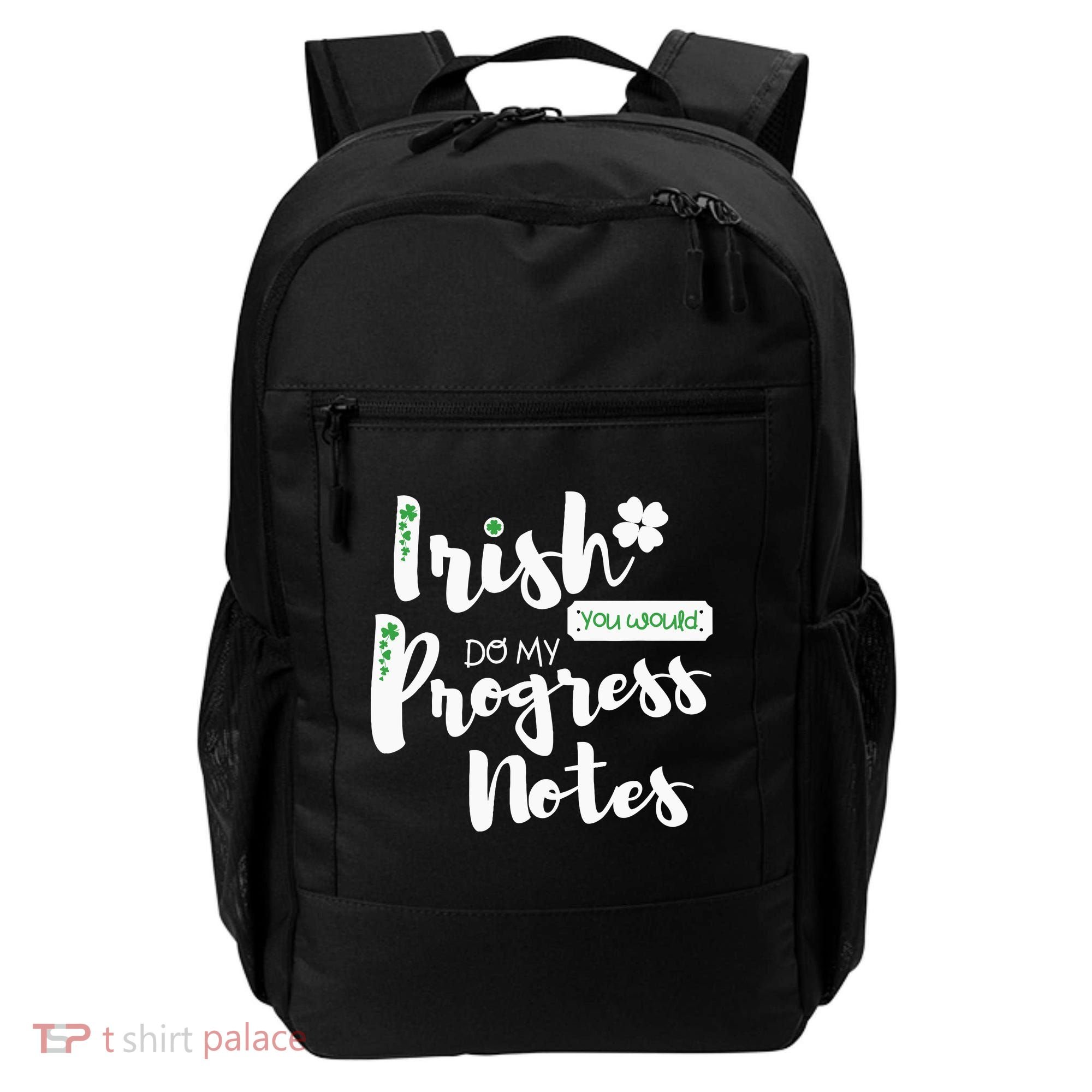 Cute Speech Therapy St. PatrickS Day Therapist Shamrock Slp Backpack