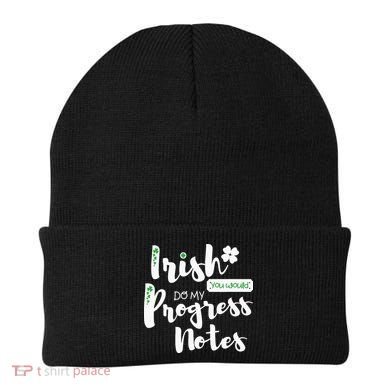 Cute Speech Therapy St. PatrickS Day Therapist Shamrock Slp Beanie