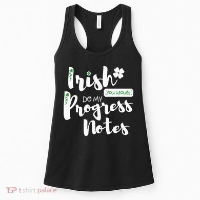 Cute Speech Therapy St. PatrickS Day Therapist Shamrock Slp Women's Tank Top