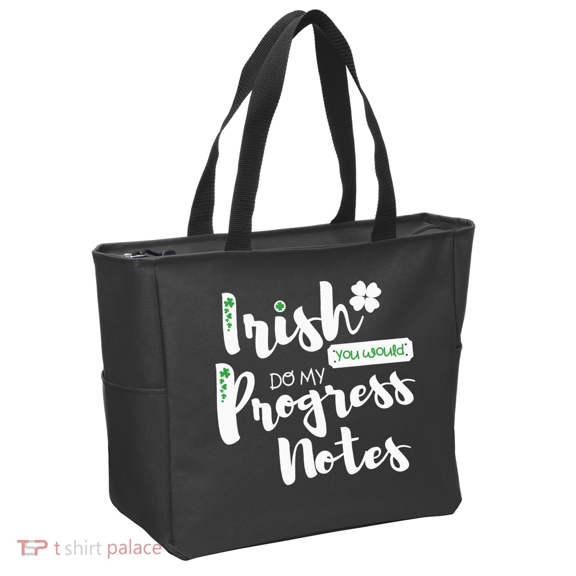 Cute Speech Therapy St. PatrickS Day Therapist Shamrock Slp Tote Bag