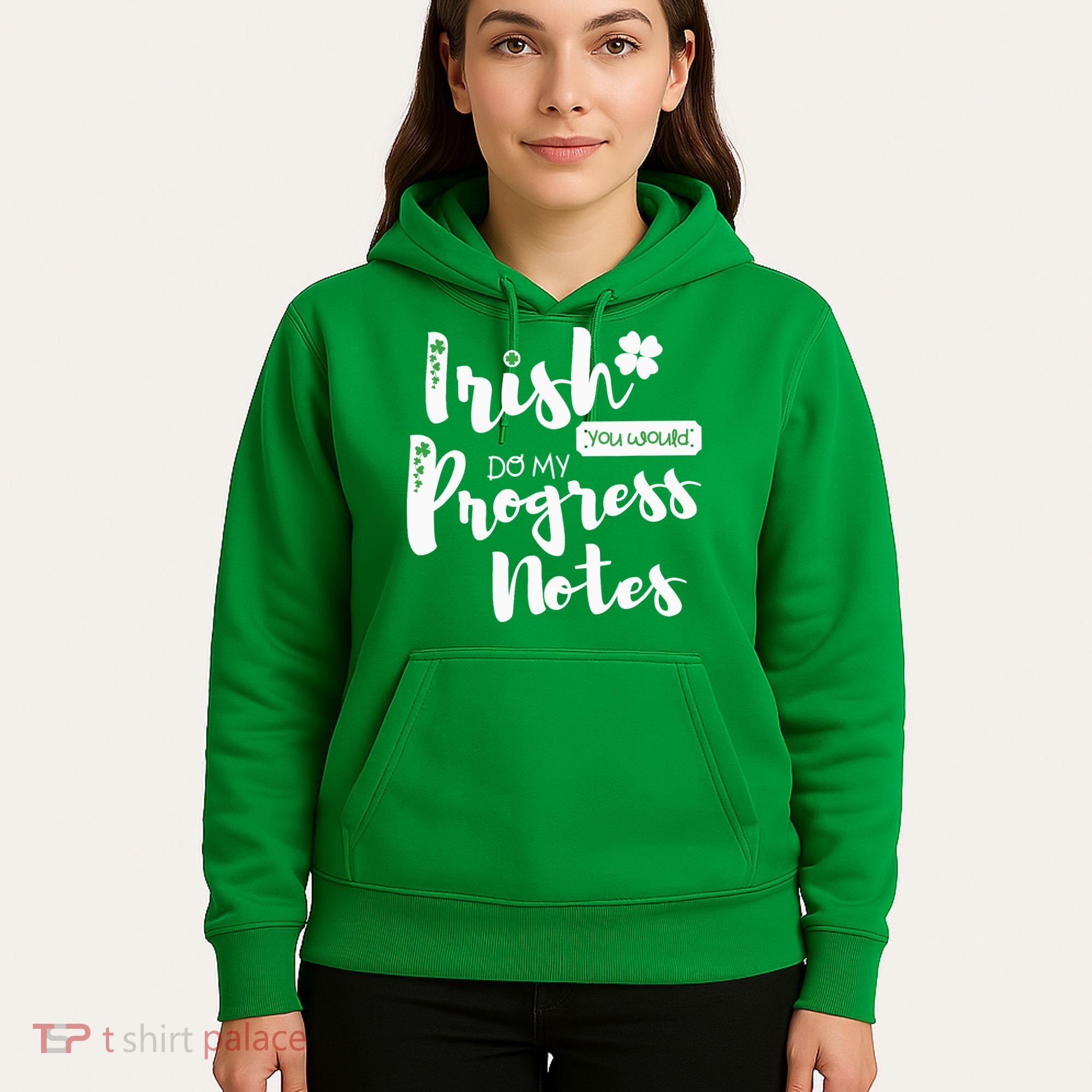 Cute Speech Therapy St. PatrickS Day Therapist Shamrock Slp Hoodie