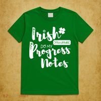 Cute Speech Therapy St. PatrickS Day Therapist Shamrock Slp T-Shirt thumb 5