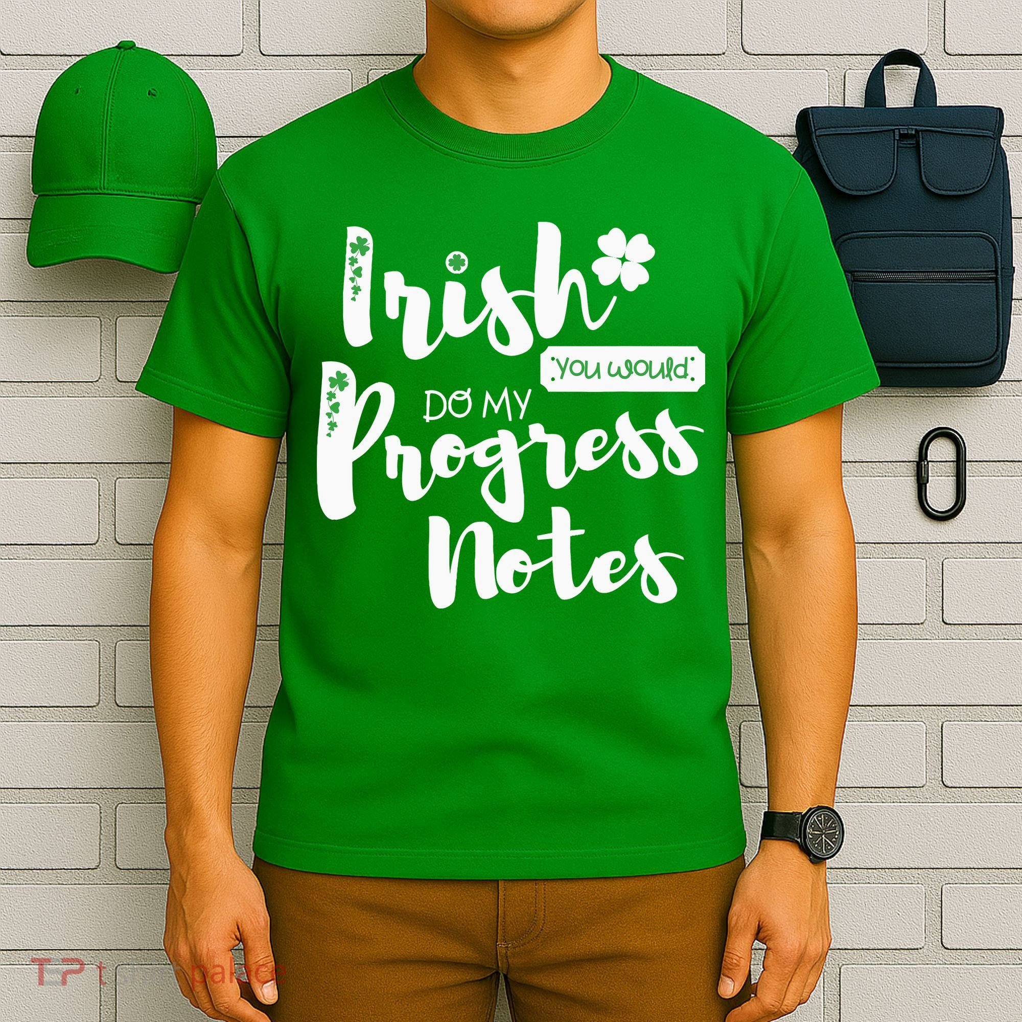 Cute Speech Therapy St. PatrickS Day Therapist Shamrock Slp T-Shirt