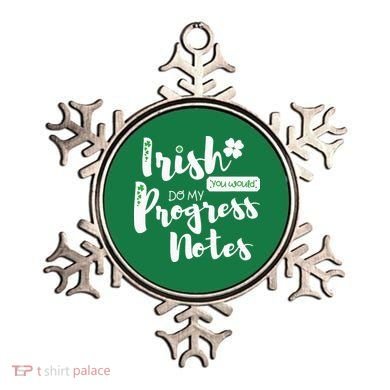 Cute Speech Therapy St. PatrickS Day Therapist Shamrock Slp Ornament