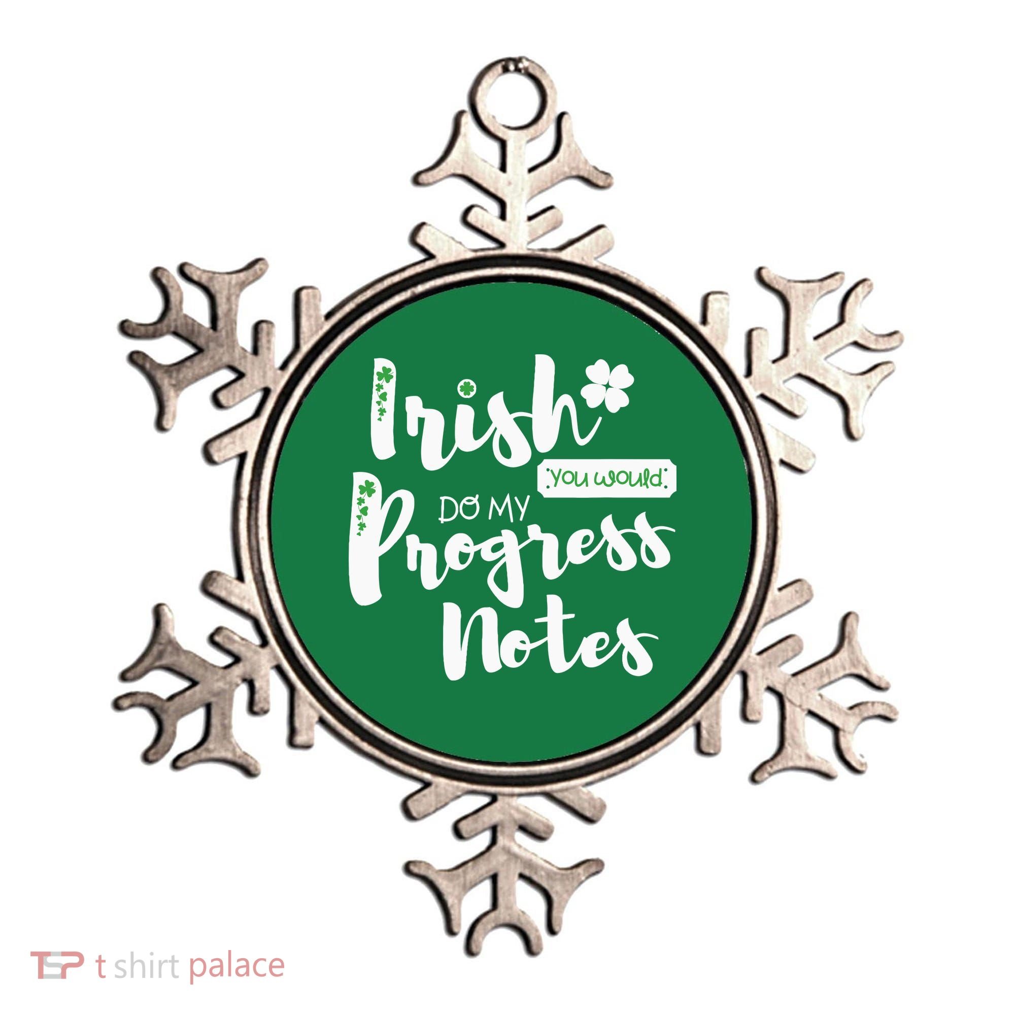 Cute Speech Therapy St. PatrickS Day Therapist Shamrock Slp Ornament