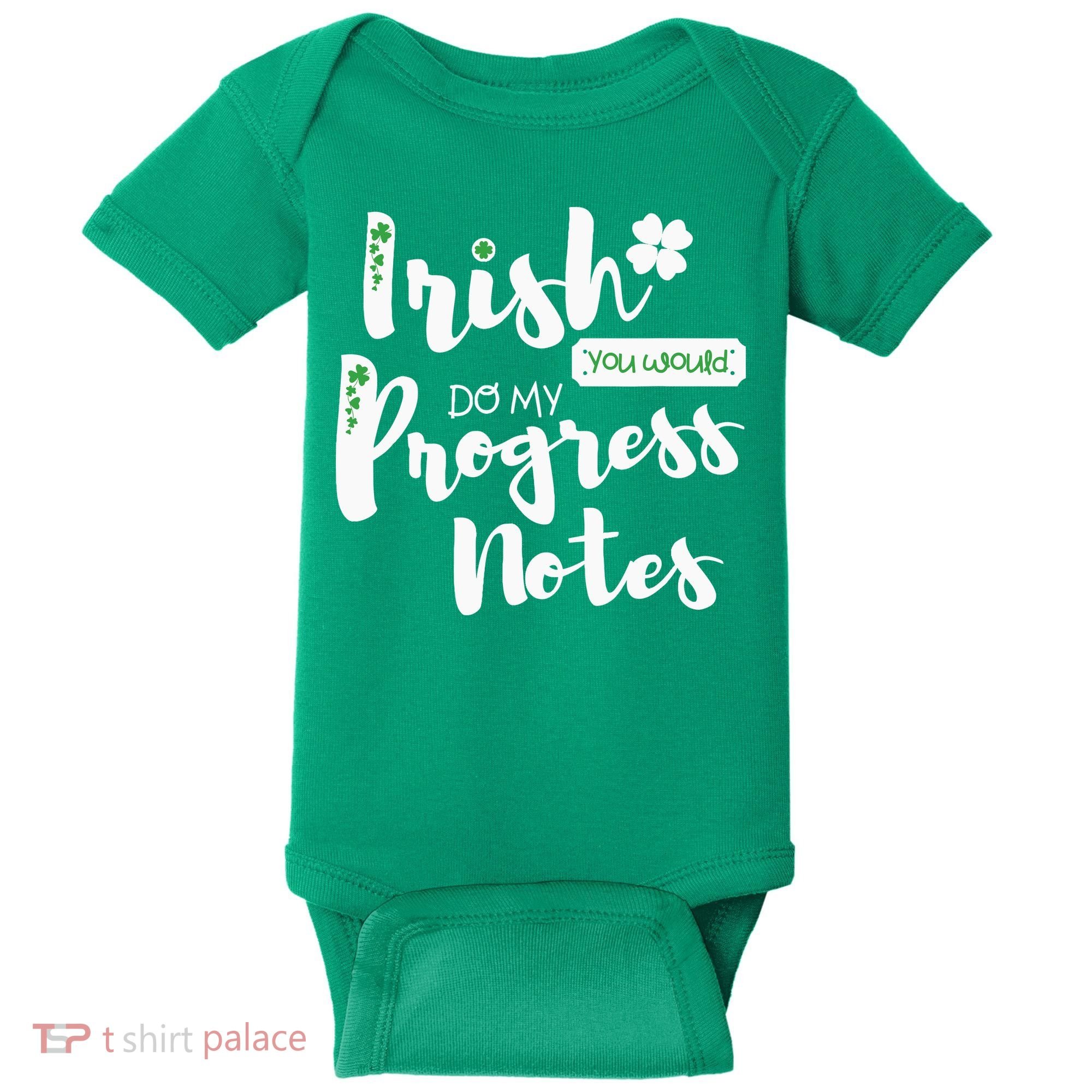 Cute Speech Therapy St. PatrickS Day Therapist Shamrock Slp Baby Bodysuit