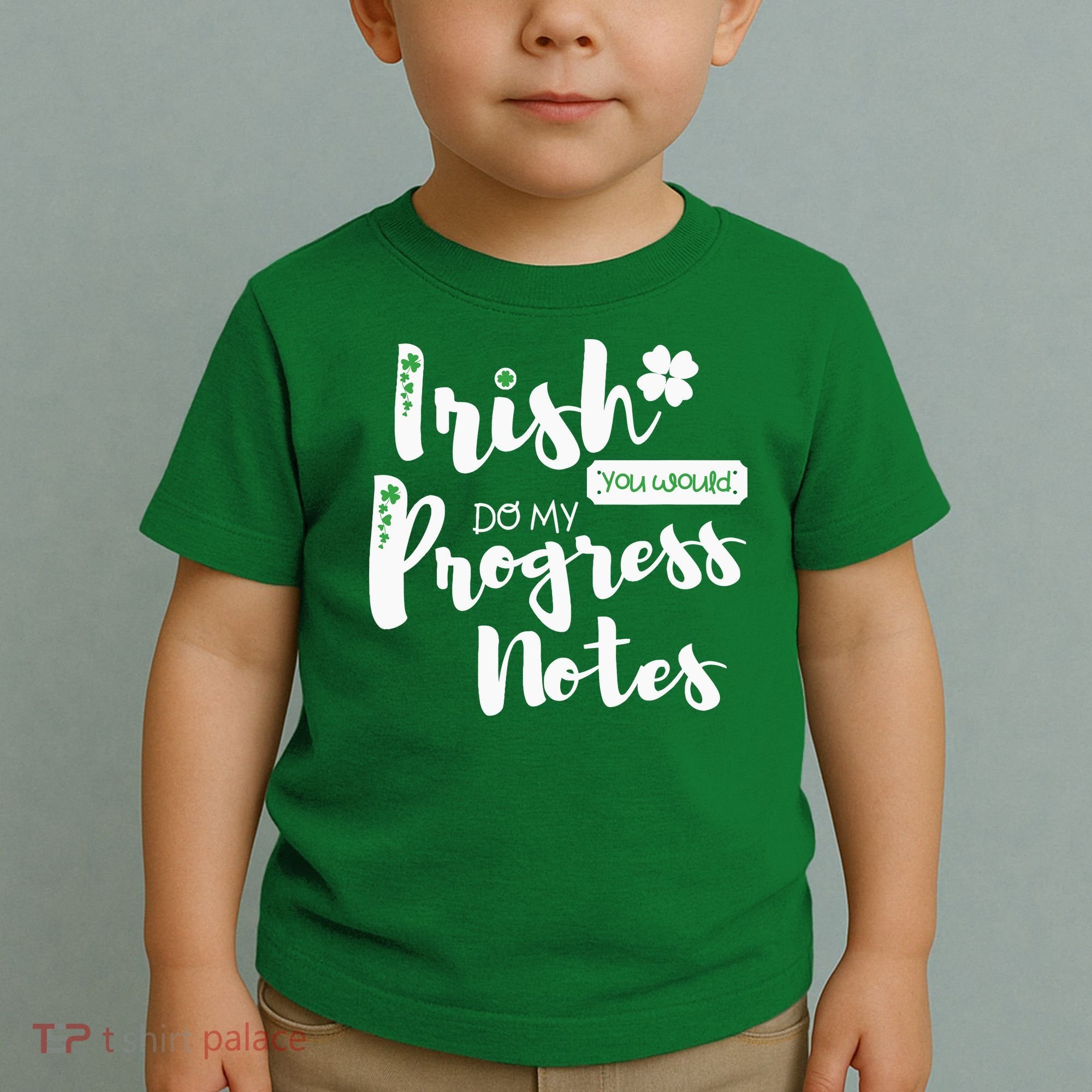 Cute Speech Therapy St. PatrickS Day Therapist Shamrock Slp Toddler T-Shirt