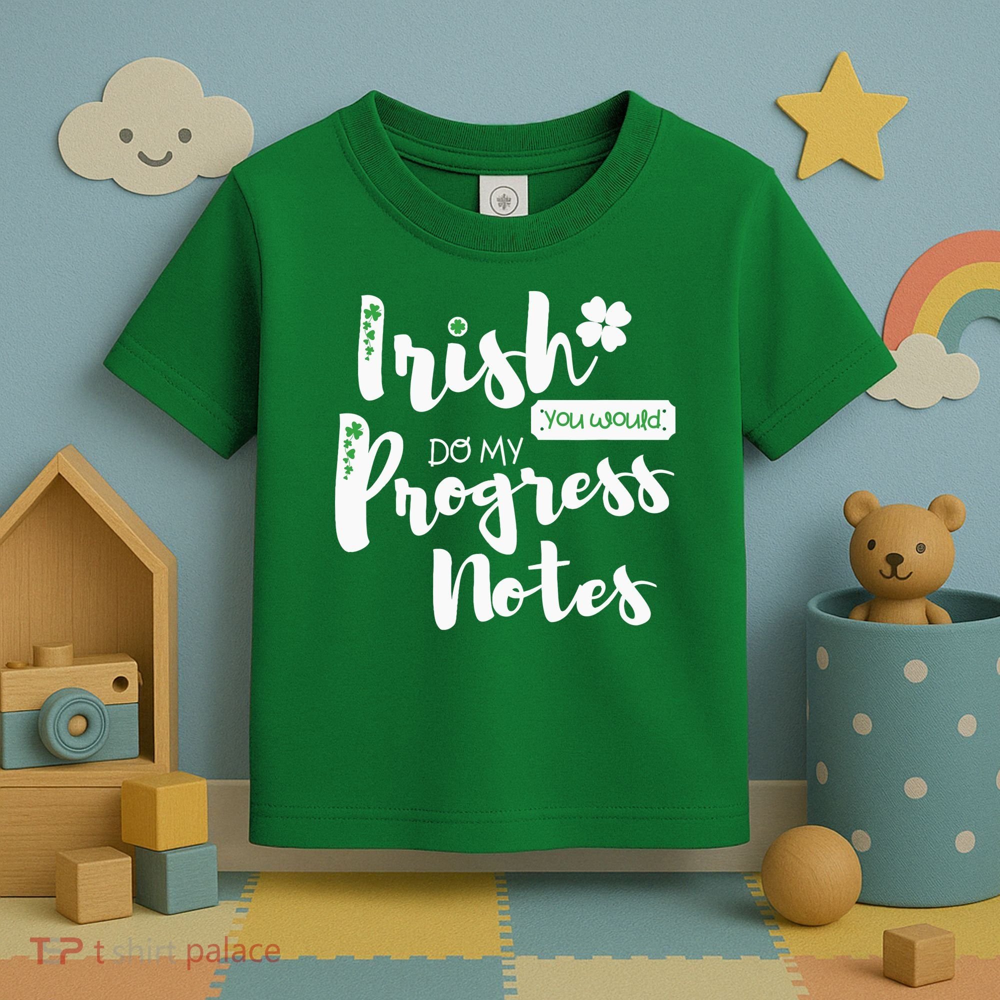 Cute Speech Therapy St. PatrickS Day Therapist Shamrock Slp Toddler T-Shirt