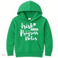 Cute Speech Therapy St. PatrickS Day Therapist Shamrock Slp Kids Hoodie thumb 0