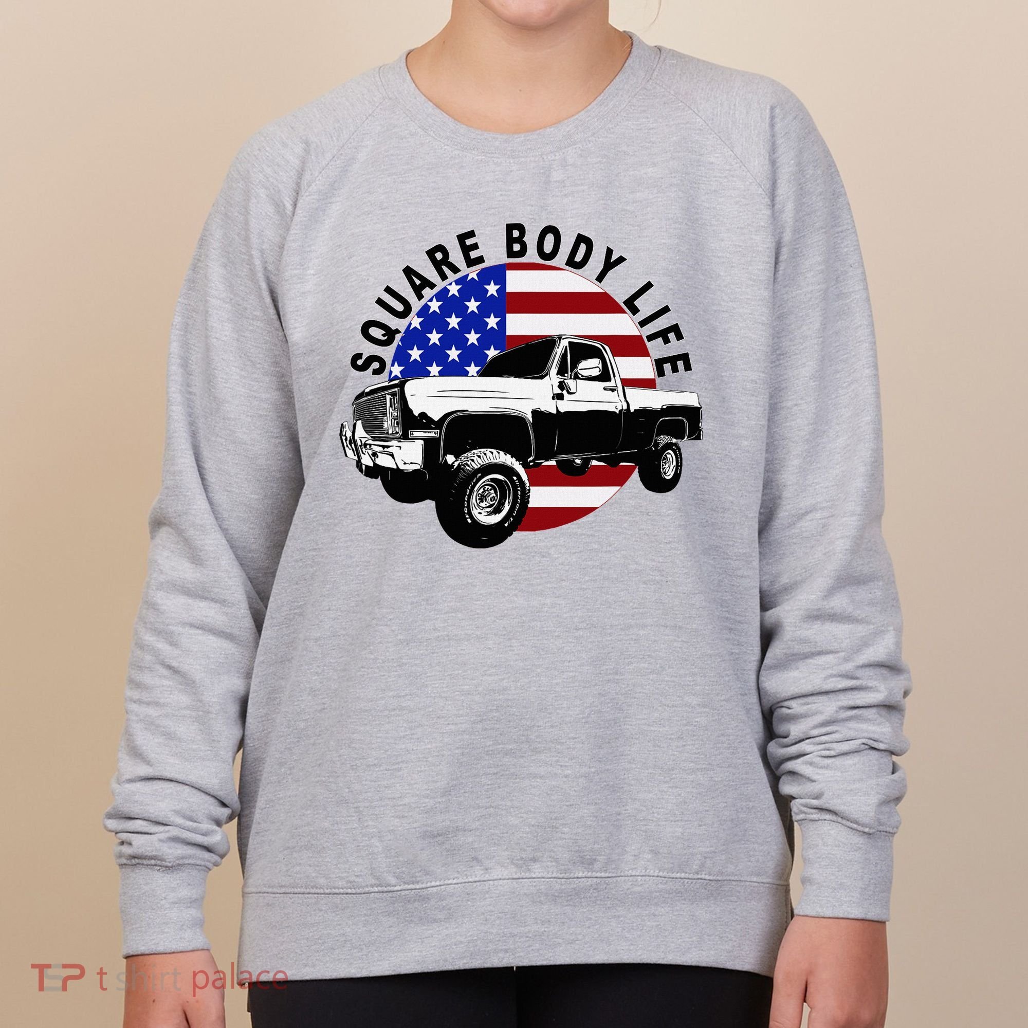 Classic Squarebody Truck 4x4 Square Body Women's Sweatshirt