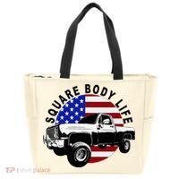 Classic Squarebody Truck 4x4 Square Body Tote Bag thumb 0
