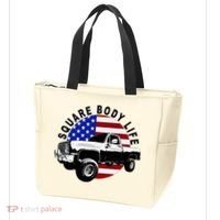 Classic Squarebody Truck 4x4 Square Body Tote Bag thumb 3