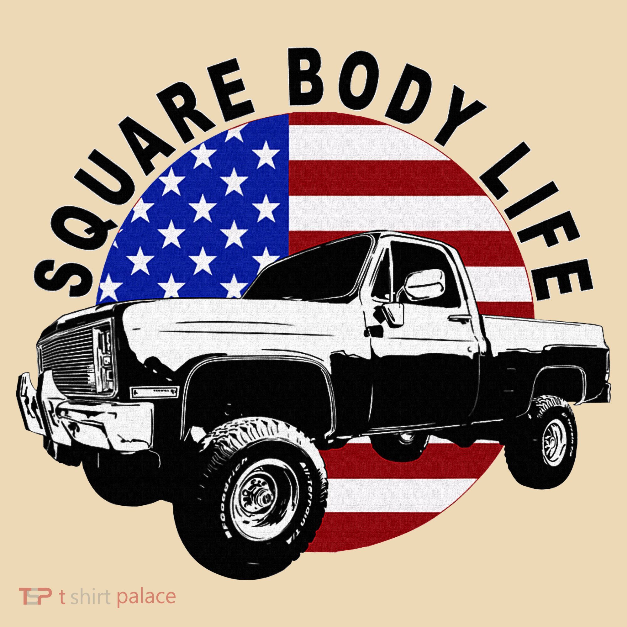 Classic Squarebody Truck 4x4 Square Body Tote Bag